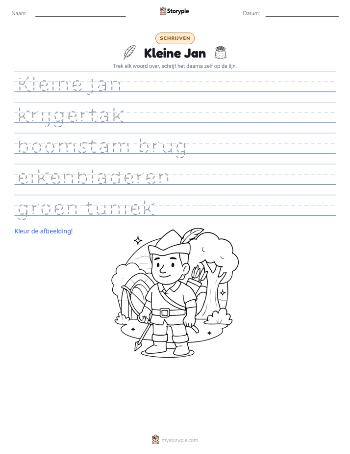 Schrijf Oefening