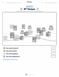 BT Tarayıcı yazdırılabilir çalışma sayfası önizlemesi