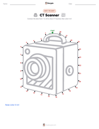 CT Scanner printable worksheet preview