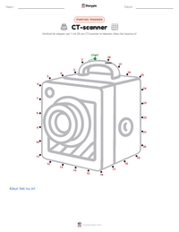 CT-scanner afdrukbare werkblad voorbeeld
