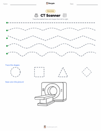 CT Scanner printable worksheet preview