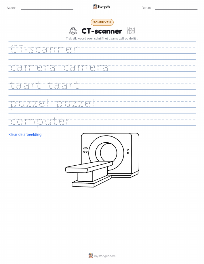 Schrijf Oefening