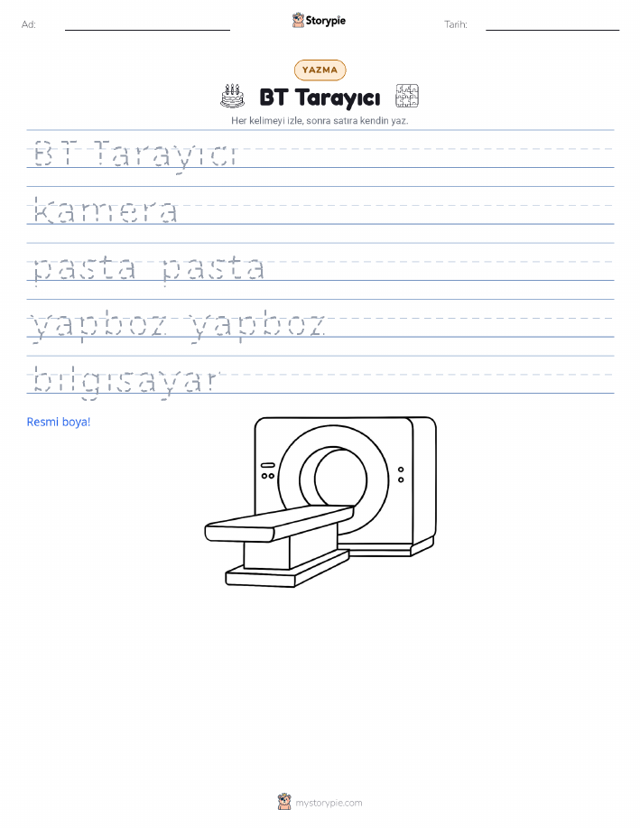 Yazma Pratiği
