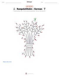 Rumpelstiltskin - German printable worksheet preview