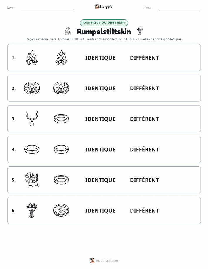 Identique ou Différent