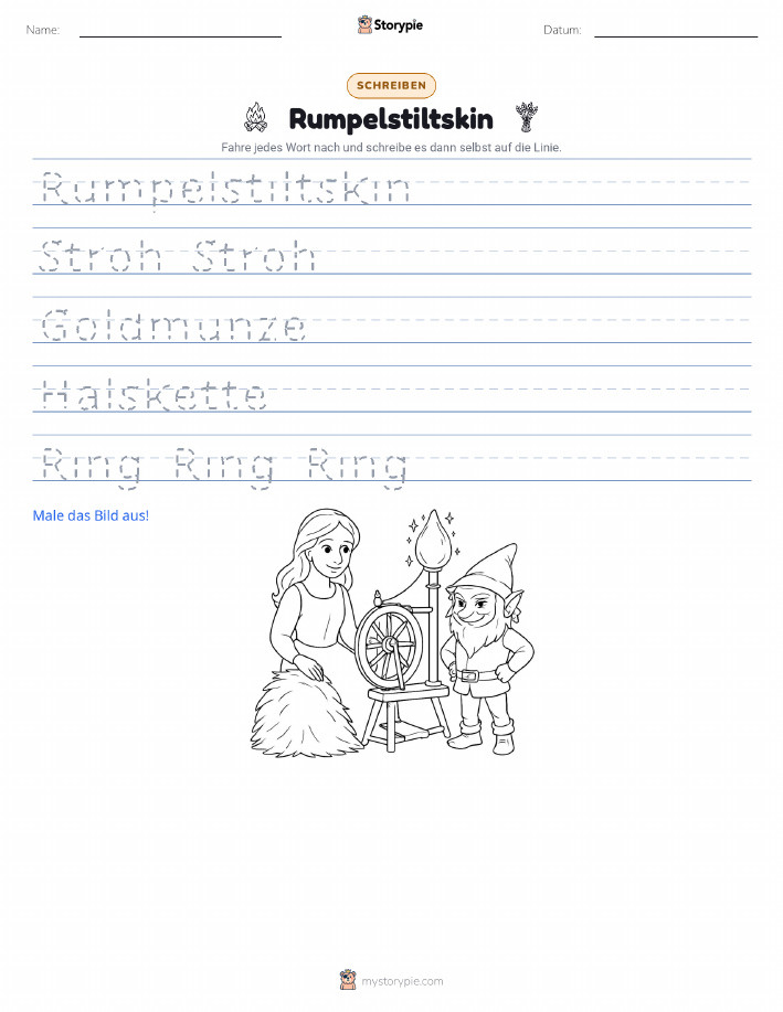 Schreibübung