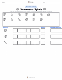 Anteprima della scheda stampabile di Termometro Digitale