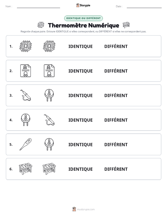 Identique ou Différent