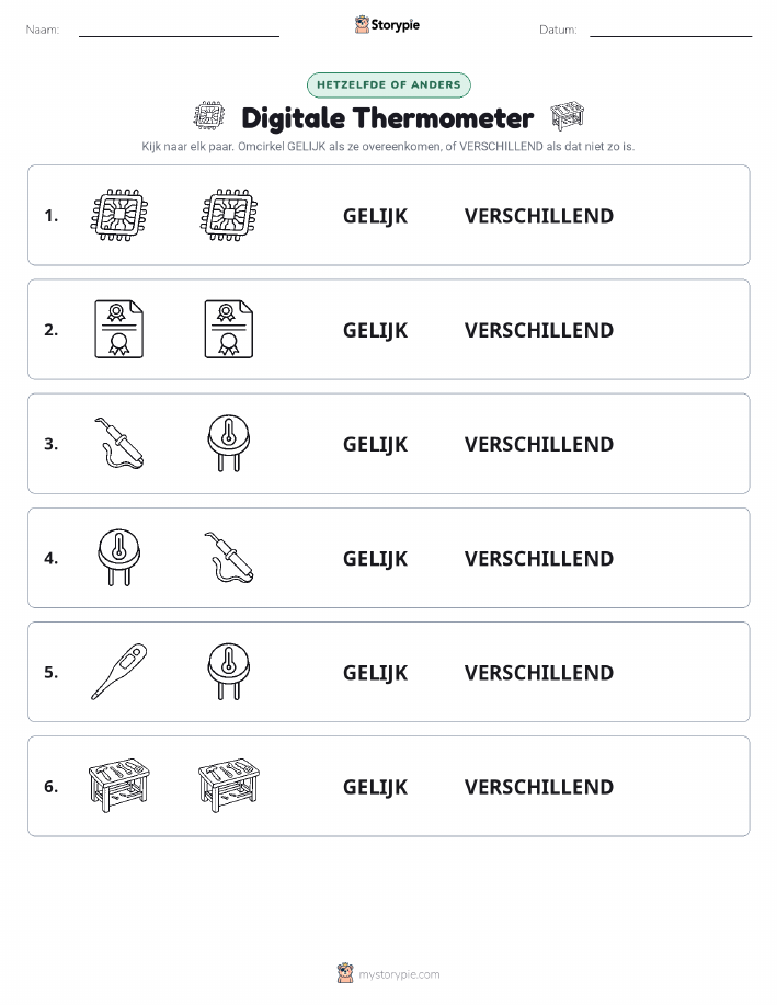 Zelfde of Verschillend