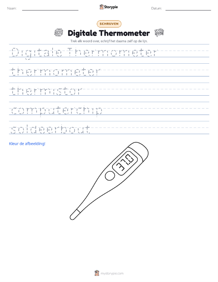 Schrijf Oefening