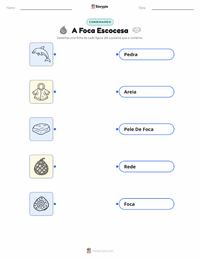 Folha de atividades imprimível Selkie - Escocesa para crianças