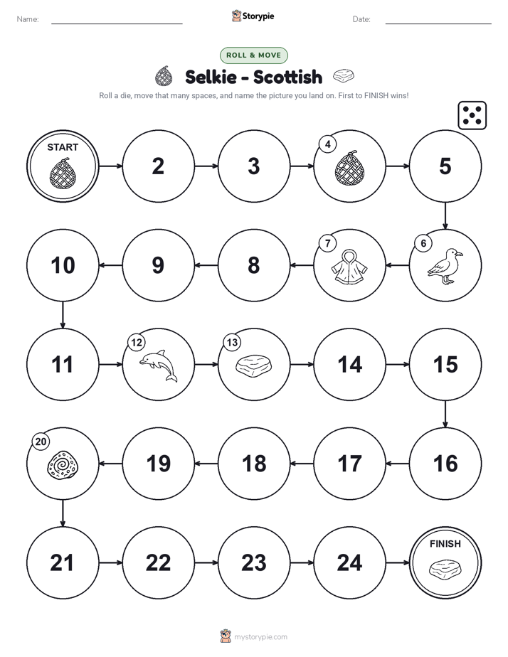 Roll & Move Game
