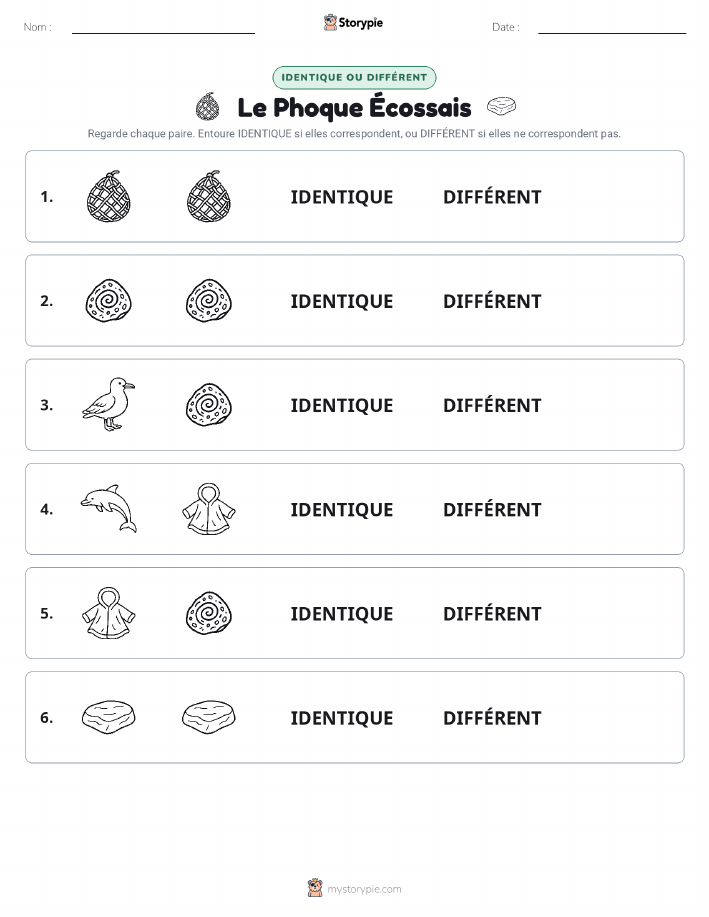 Identique ou Différent