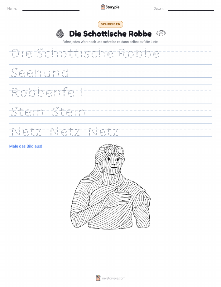 Schreibübung