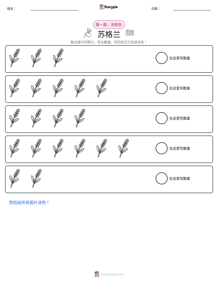 计数与上色