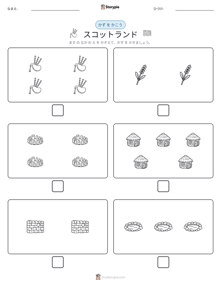 カウント＆ライティング