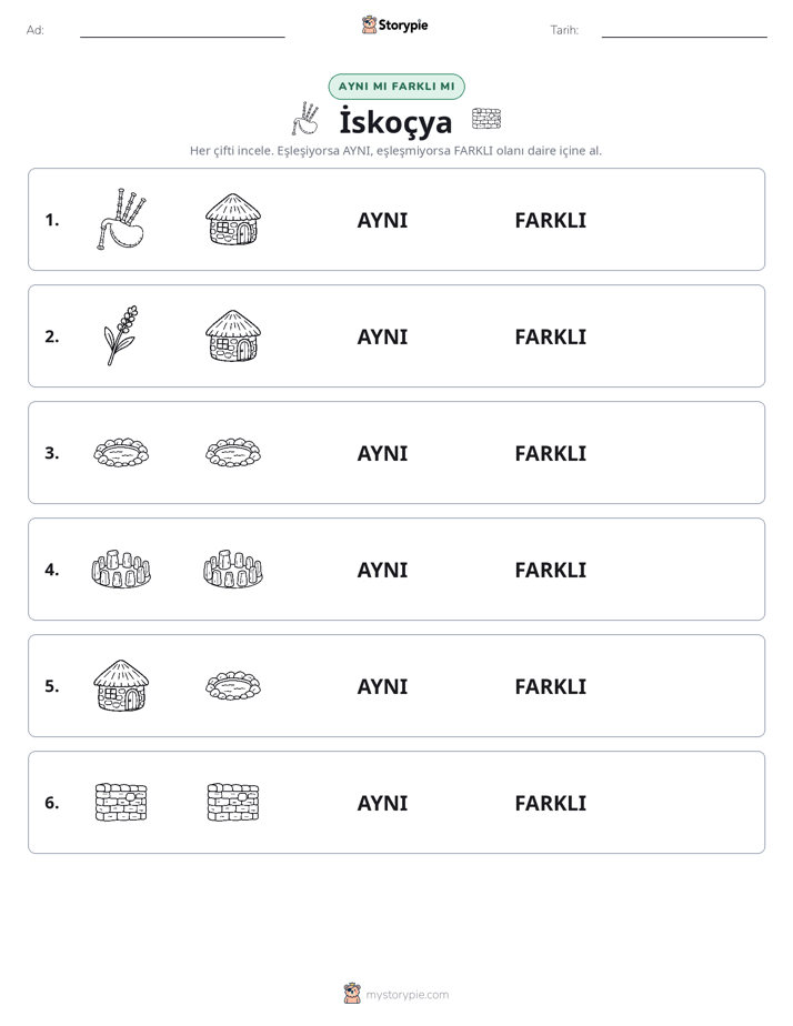 Aynı mı Farklı mı