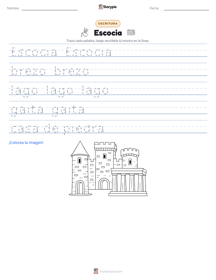 Práctica de Escritura