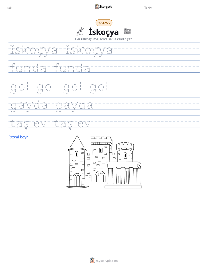 Yazma Pratiği