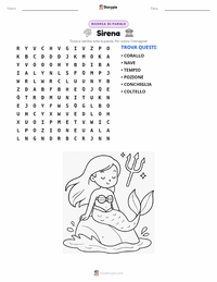 Anteprima della scheda stampabile di La Sirenetta - Danese