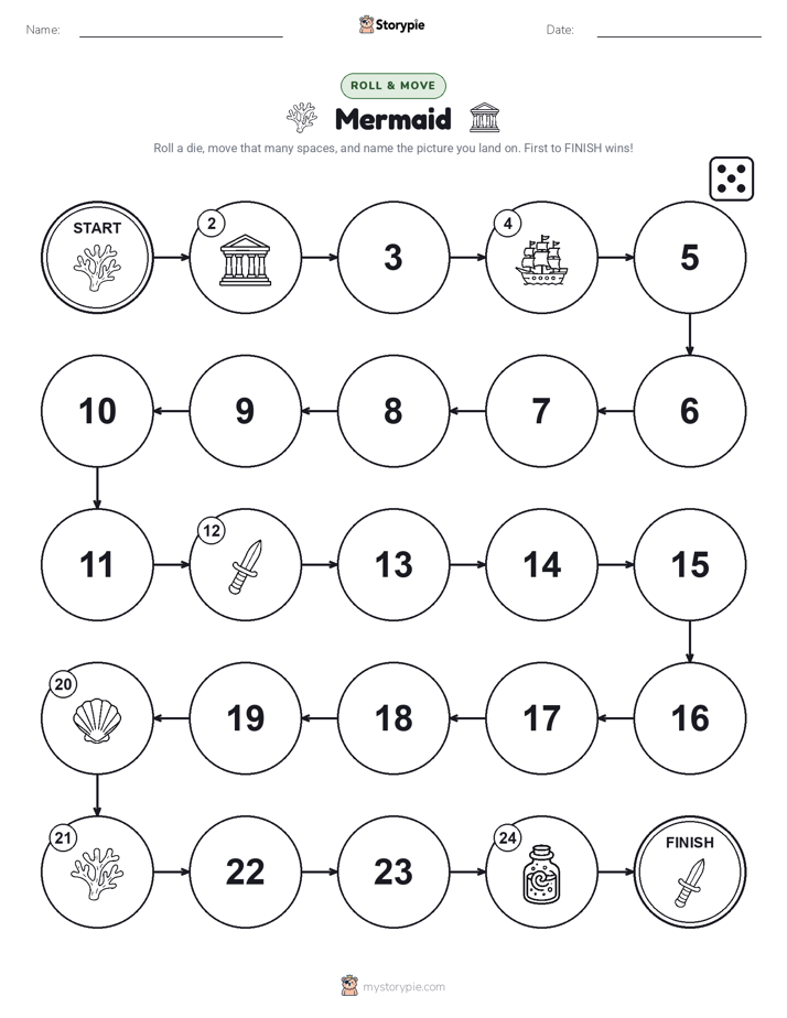 Roll & Move Game