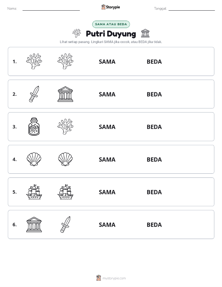 Sama atau Berbeda