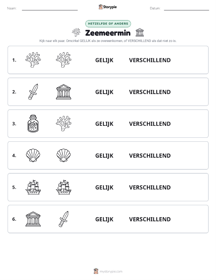 Zelfde of Verschillend