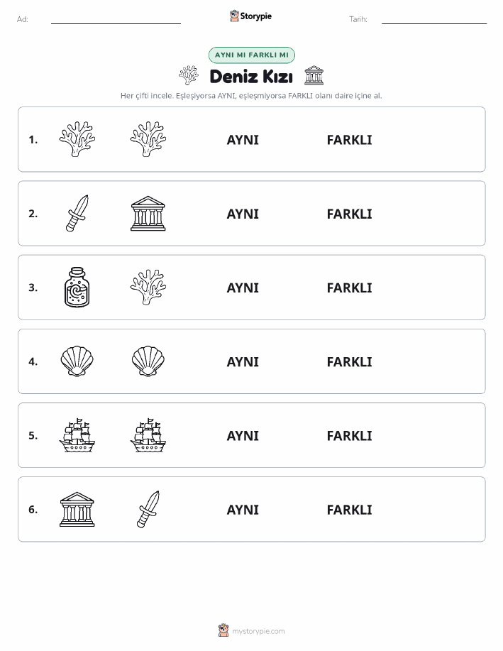 Aynı mı Farklı mı