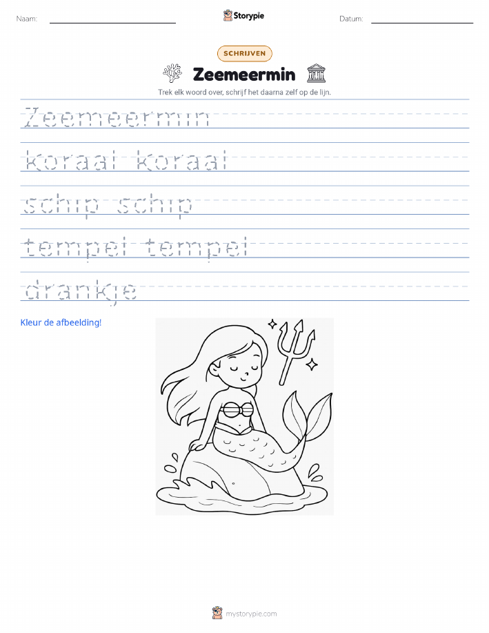 Schrijf Oefening