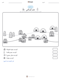 معاينة ورقة العمل القابلة للطباعة جزر أوركني