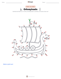 Orkneyinseln druckbare Arbeitsblatt Vorschau