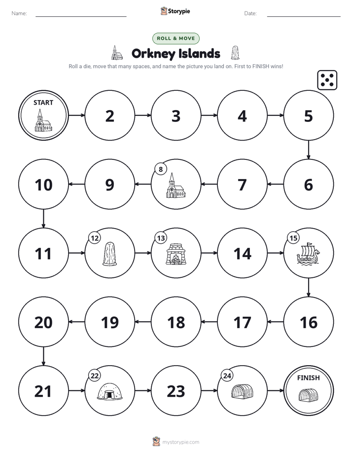 Roll & Move Game