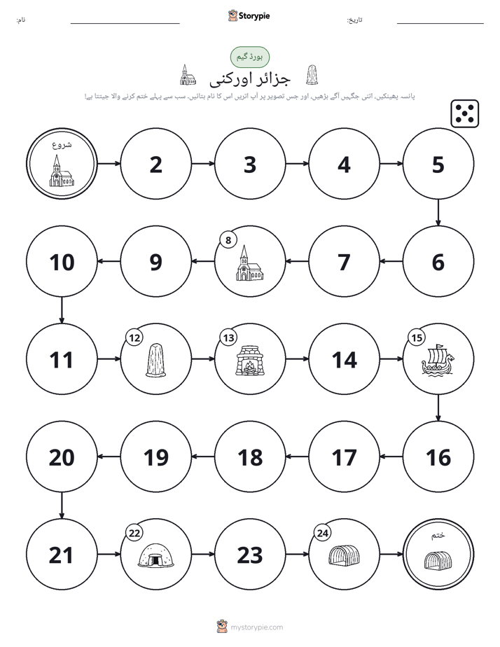 رول اور منتقل کریں کھیل