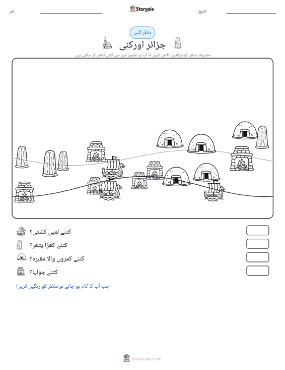 گنتی کا منظر