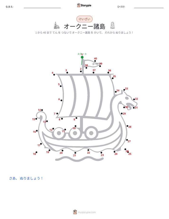 点つなぎ
