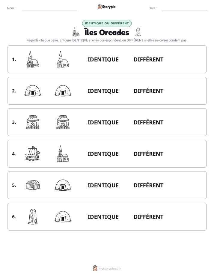 Identique ou Différent