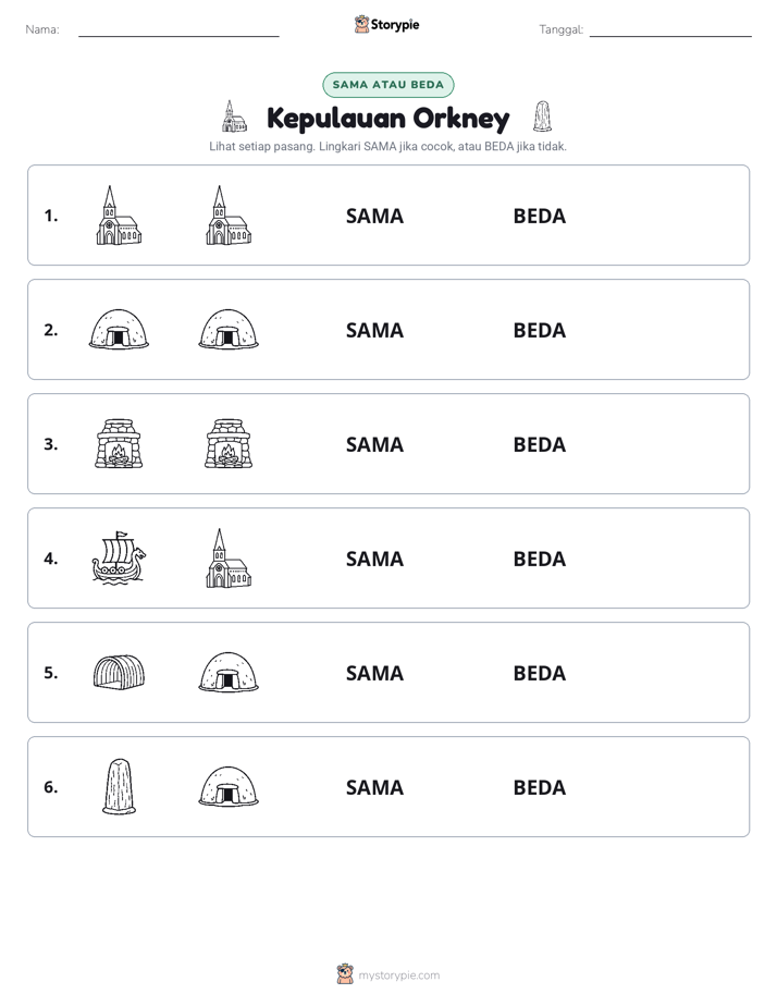 Sama atau Berbeda
