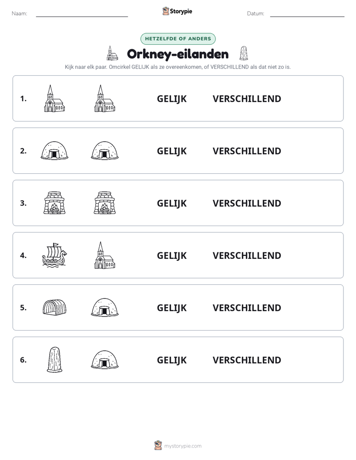 Zelfde of Verschillend