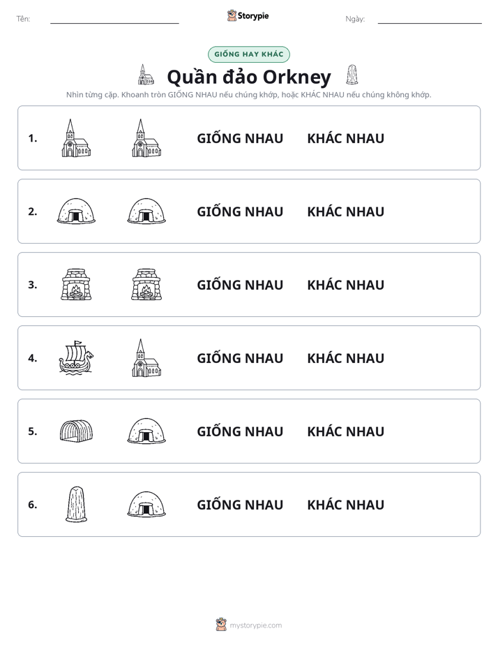 Giống Hay Khác