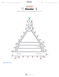 Elevator printable worksheet preview
