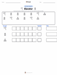Elevator printable worksheet preview