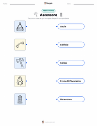 Anteprima della scheda stampabile di Ascensore
