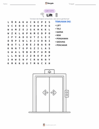 Prabaca lembar kerja cetak Elevator