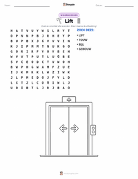 Lift afdrukbare werkblad voorbeeld