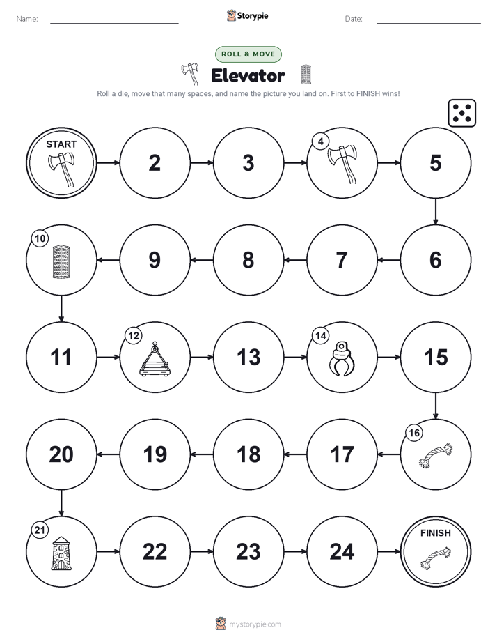 Roll & Move Game