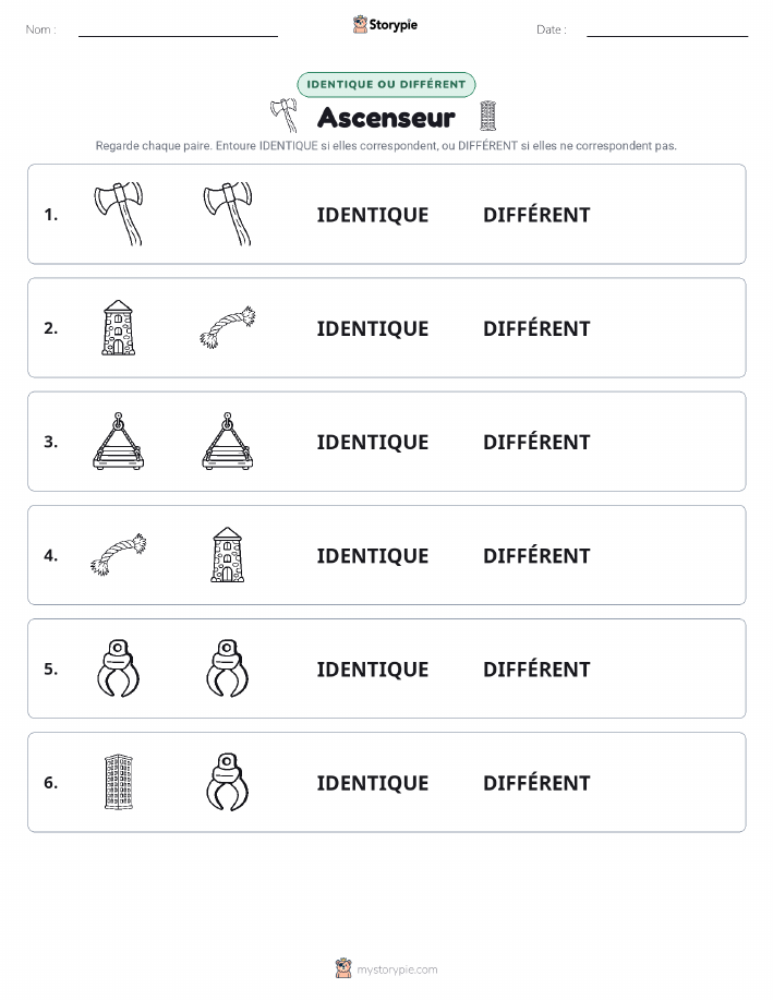Identique ou Différent