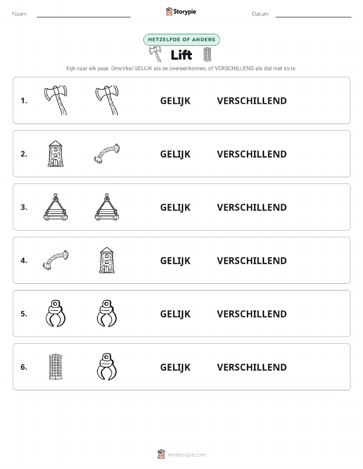 Zelfde of Verschillend