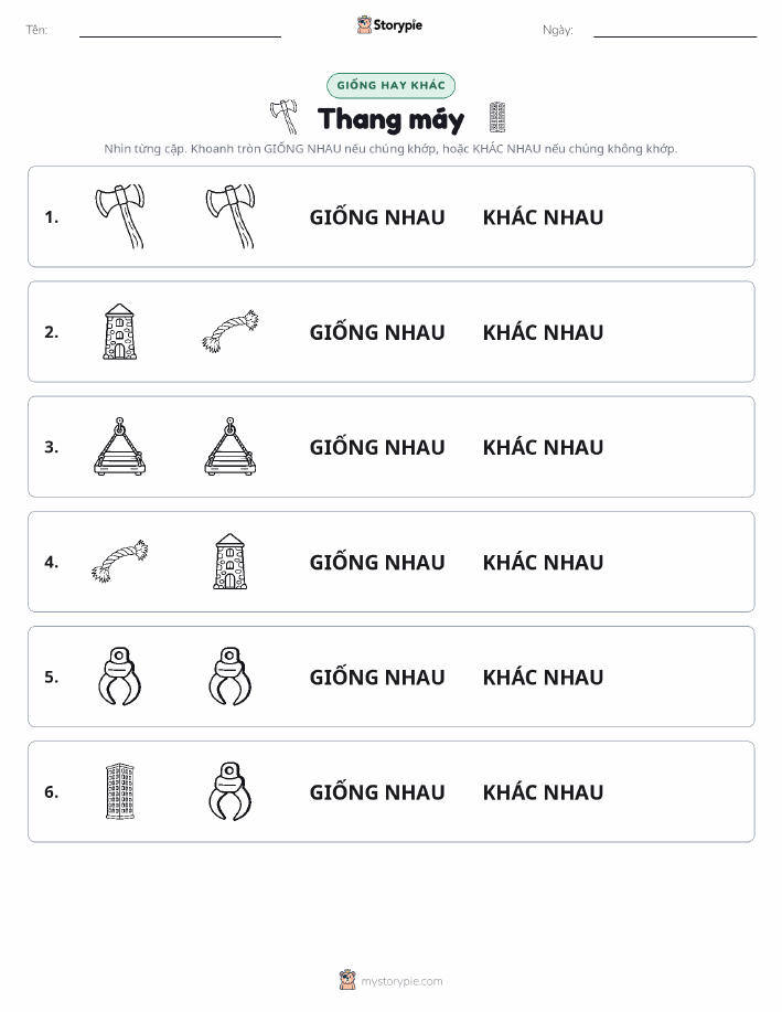 Giống Hay Khác