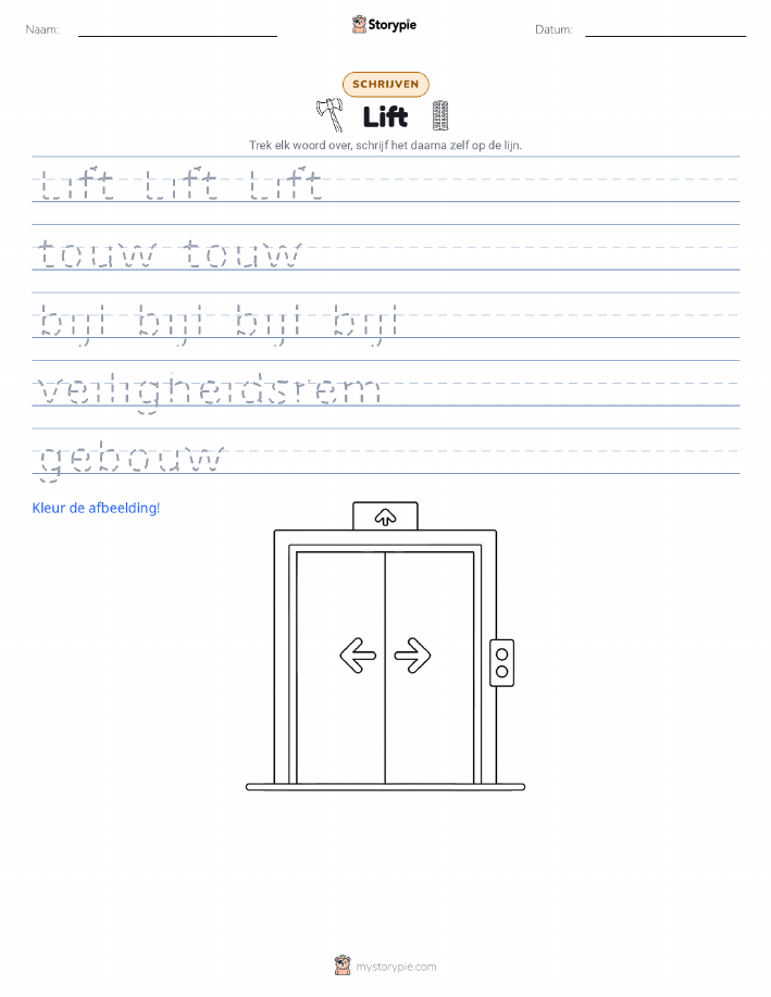 Schrijf Oefening