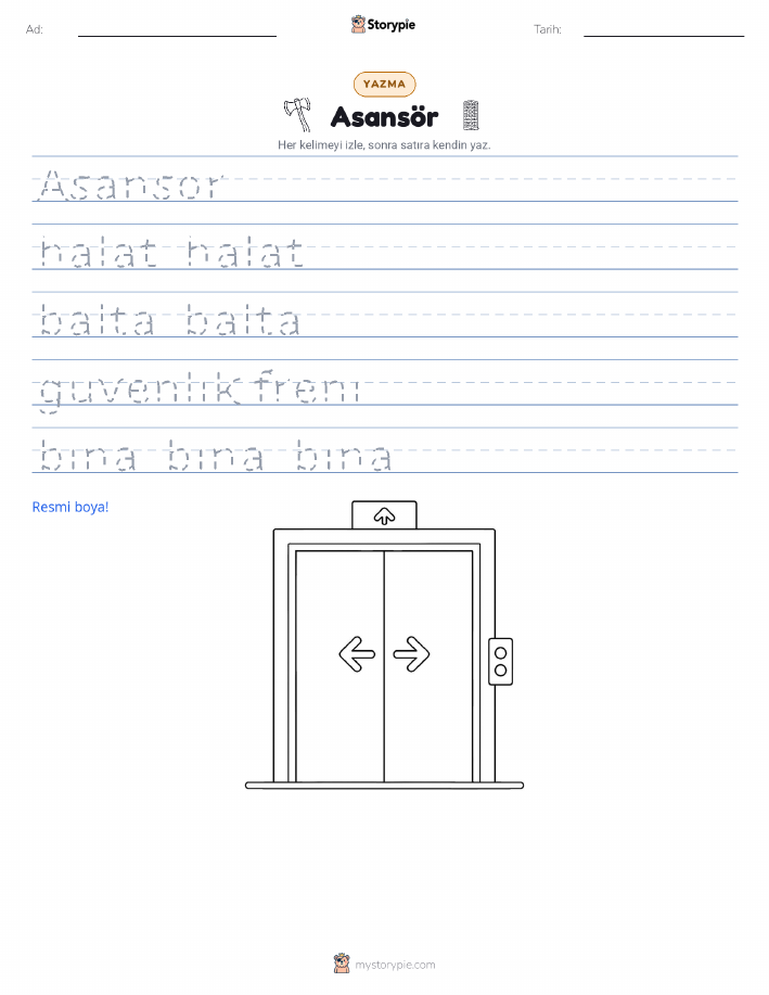 Yazma Pratiği